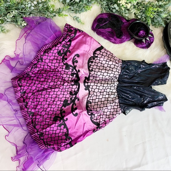 Raven Queen Ever After High Costume Child’s Medium NWT - Picture 10 of 13